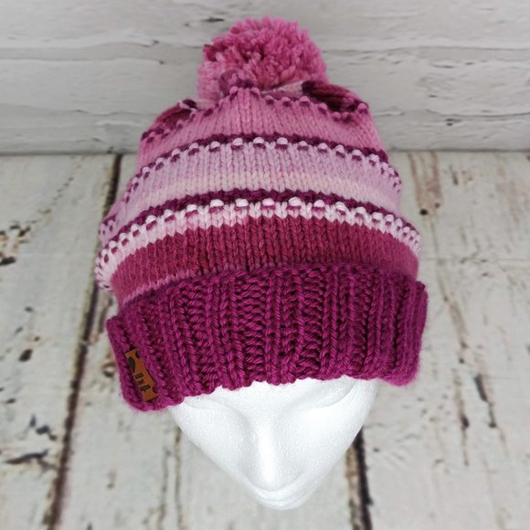 Duncan Street Designs Textured Lizette Hand Knit Beanie Hat - Picture 6 of 7